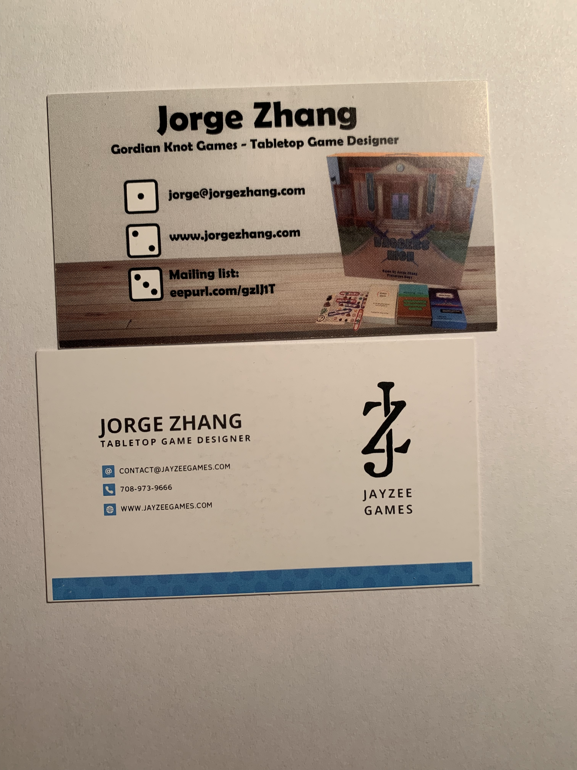 business card front