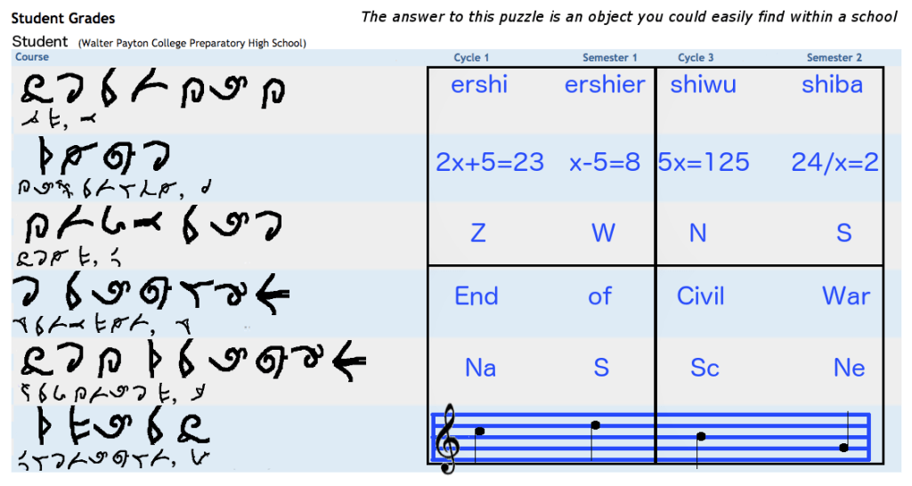 puzzle one